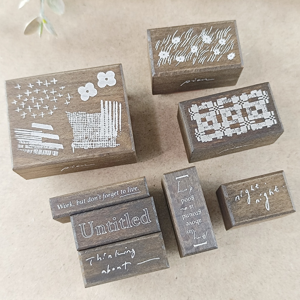 Pion．Deco_vol.2 染木印章 共八款