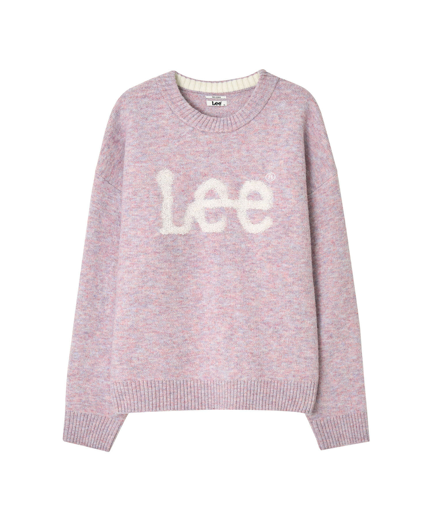 LEE Buckle Big Twitch Logo Knit Pink LE2403KT02PI