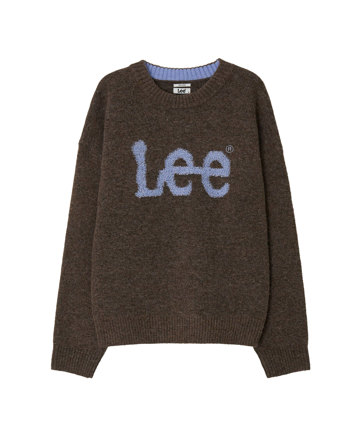 LEE Buckle Big Twitch Logo Knit Chocolate LE2403KT02CL