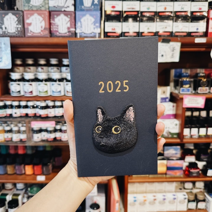 黑貓大頭 貓咪刺繡貼紙｜ Sin意工作室