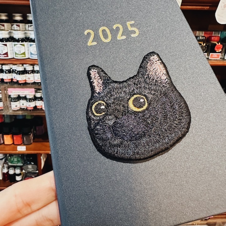 黑貓大頭 貓咪刺繡貼紙｜ Sin意工作室