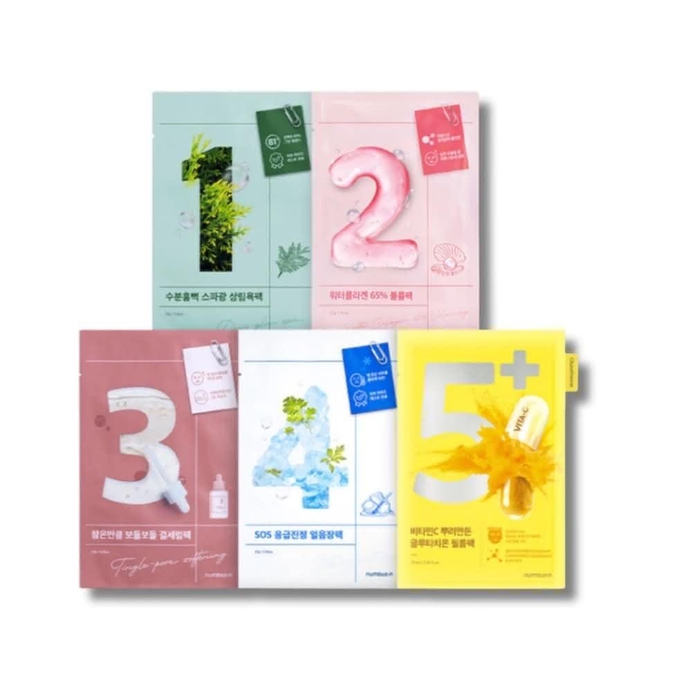 [numbuzin] NUMBER MASK 潤碧之茵 數字面膜