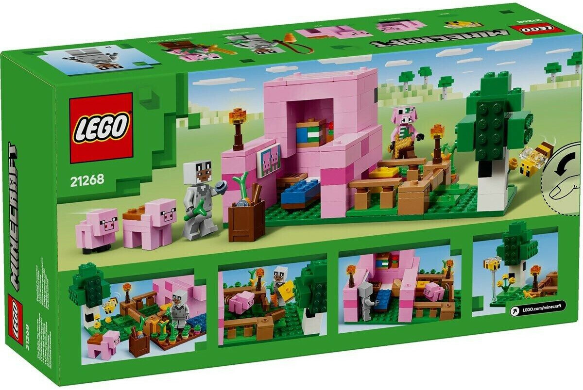 [飛米樂高積木專賣店] LEGO 21268 當個創世神 豬寶寶屋