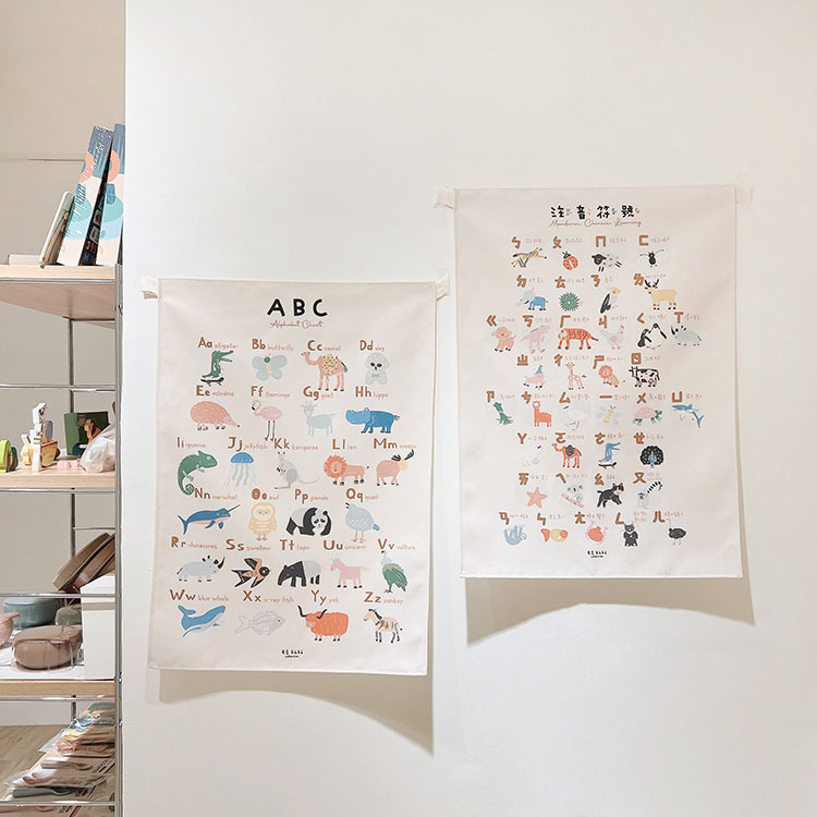 ㄅㄆㄇ+ABC 學習掛布1組