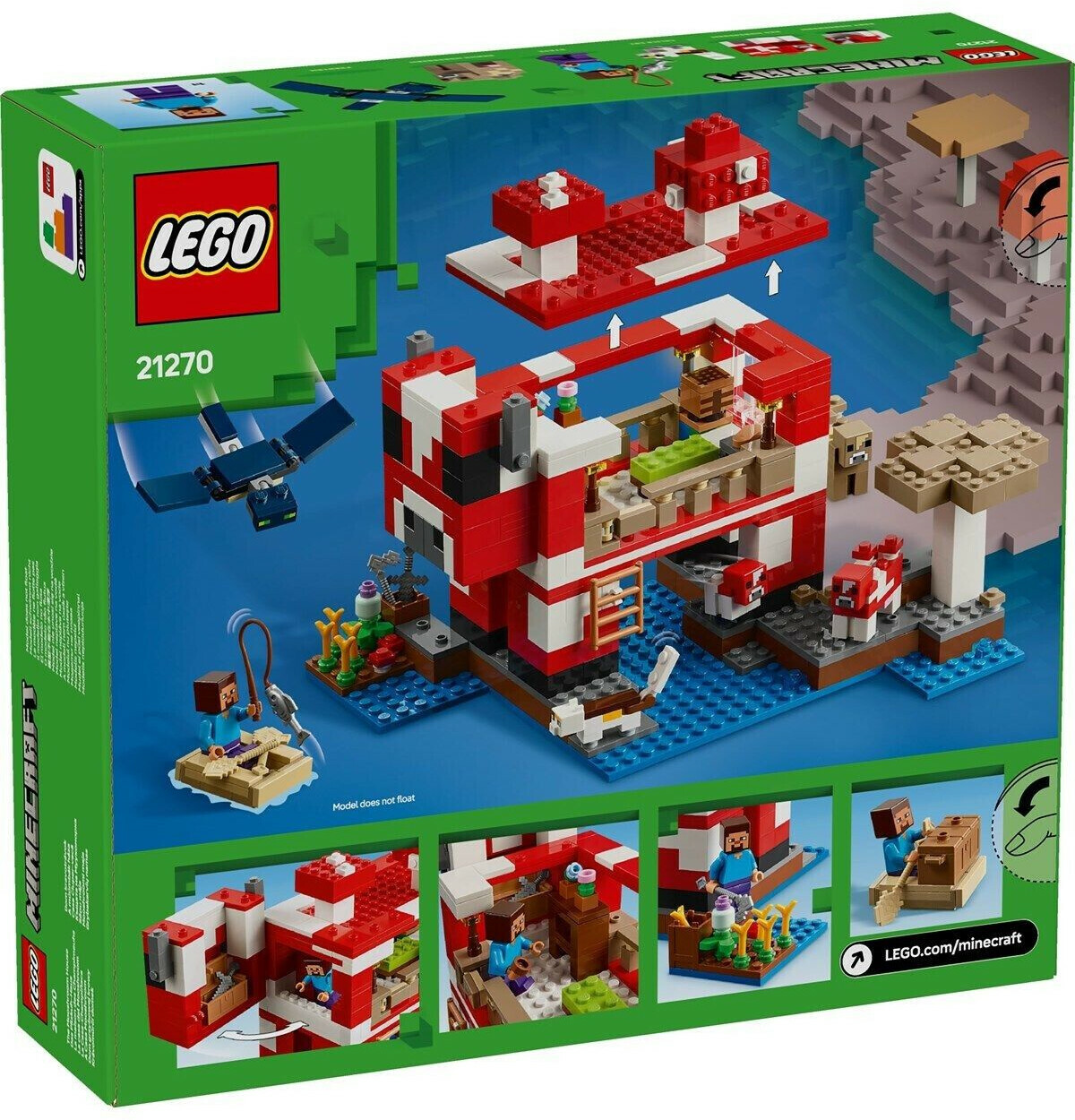 [飛米樂高積木專賣店] LEGO 21270 當個創世神 哞菇屋