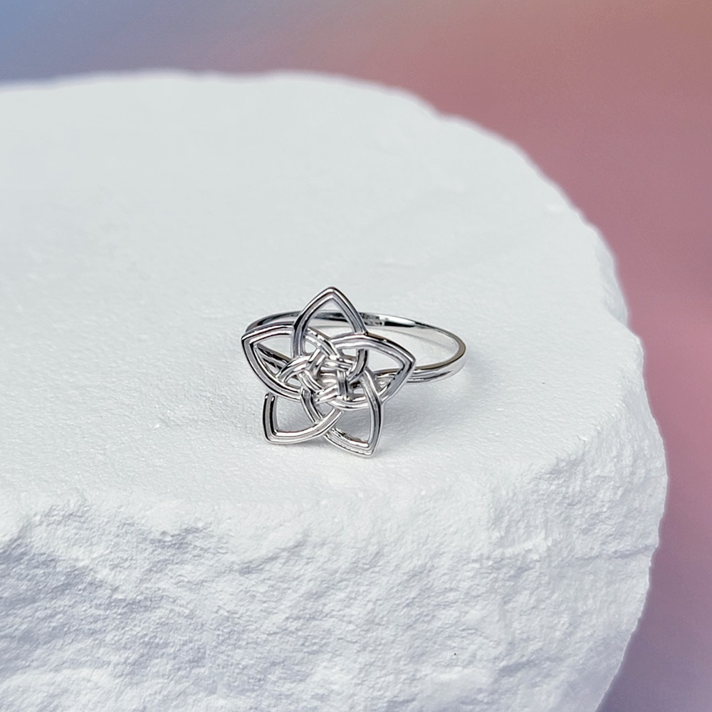 【me.luxe】SV水引花結戒-黃/白2色