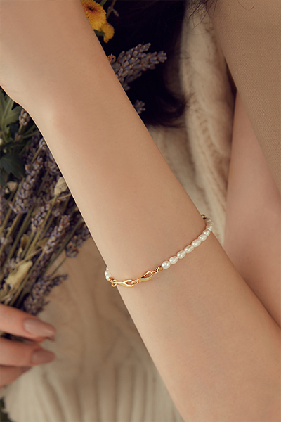 唯美拼接珍珠手鍊