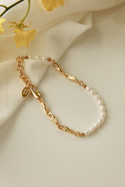 唯美拼接珍珠手鍊