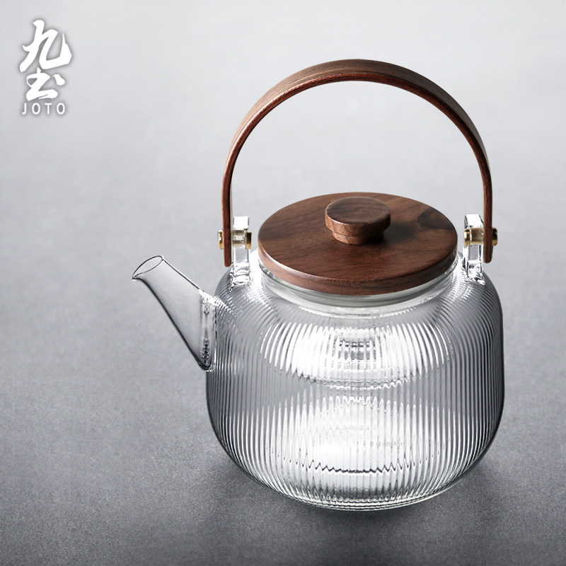 茶壺2 ykeg6-2, 二代榮月作純銀銀壺圓形雪珠直立提手約0.2L, 泡茶銀壺