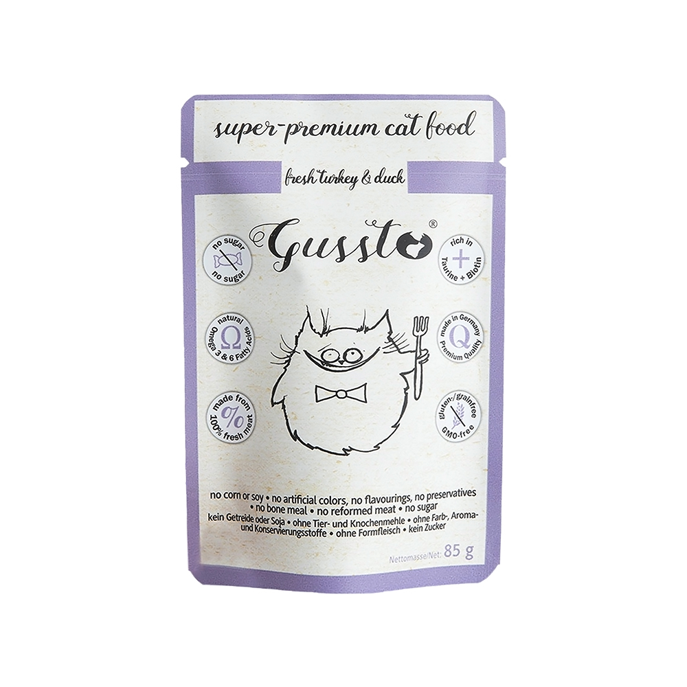 惡魔喵 無榖有機主食罐 美味火雞+嫩鴨 85g