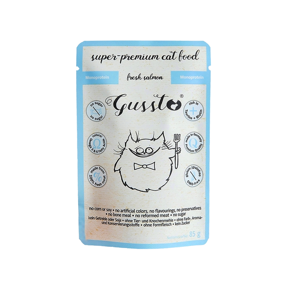 惡魔喵 無榖有機主食罐 野生鮭魚 85g