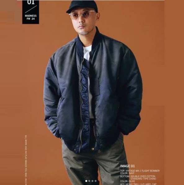 RE-STOCK: MADNESS VINTAGE MA-1 FIGHT BOMBER *MADE IN JAPAN - NAVY PRE ORDER ITEM (預訂中)