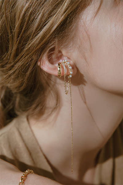 細鍊設計輕奢耳骨夾(單支)