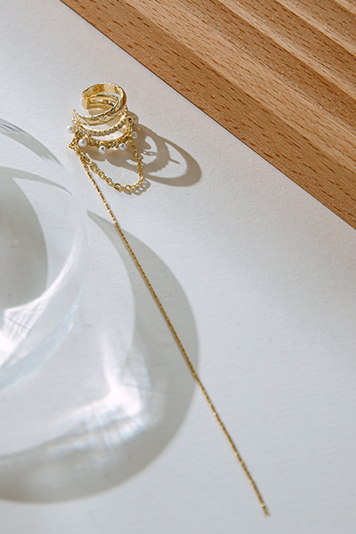 細鍊設計輕奢耳骨夾(單支)