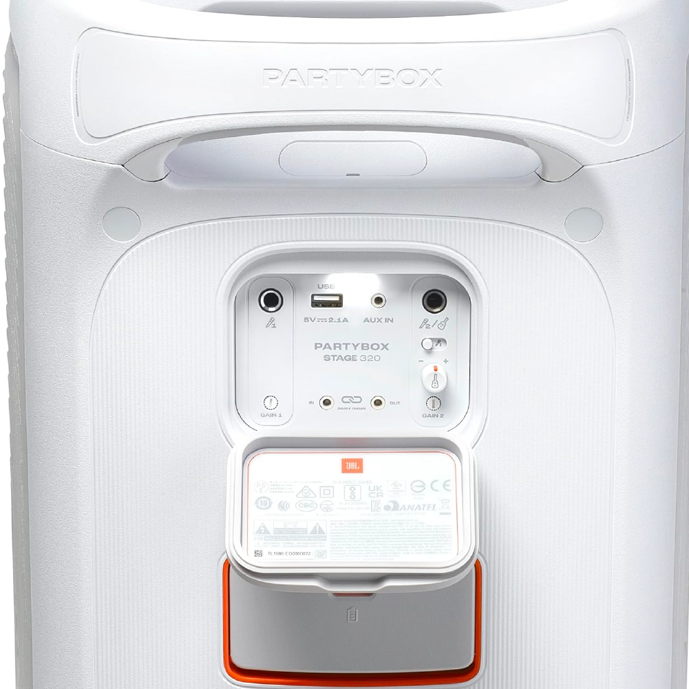 JBL JBL / PartyBox Stage 320 便攜式派對藍芽喇叭 (白色) 第 4 張圖片｜三峽錄音 / 音響