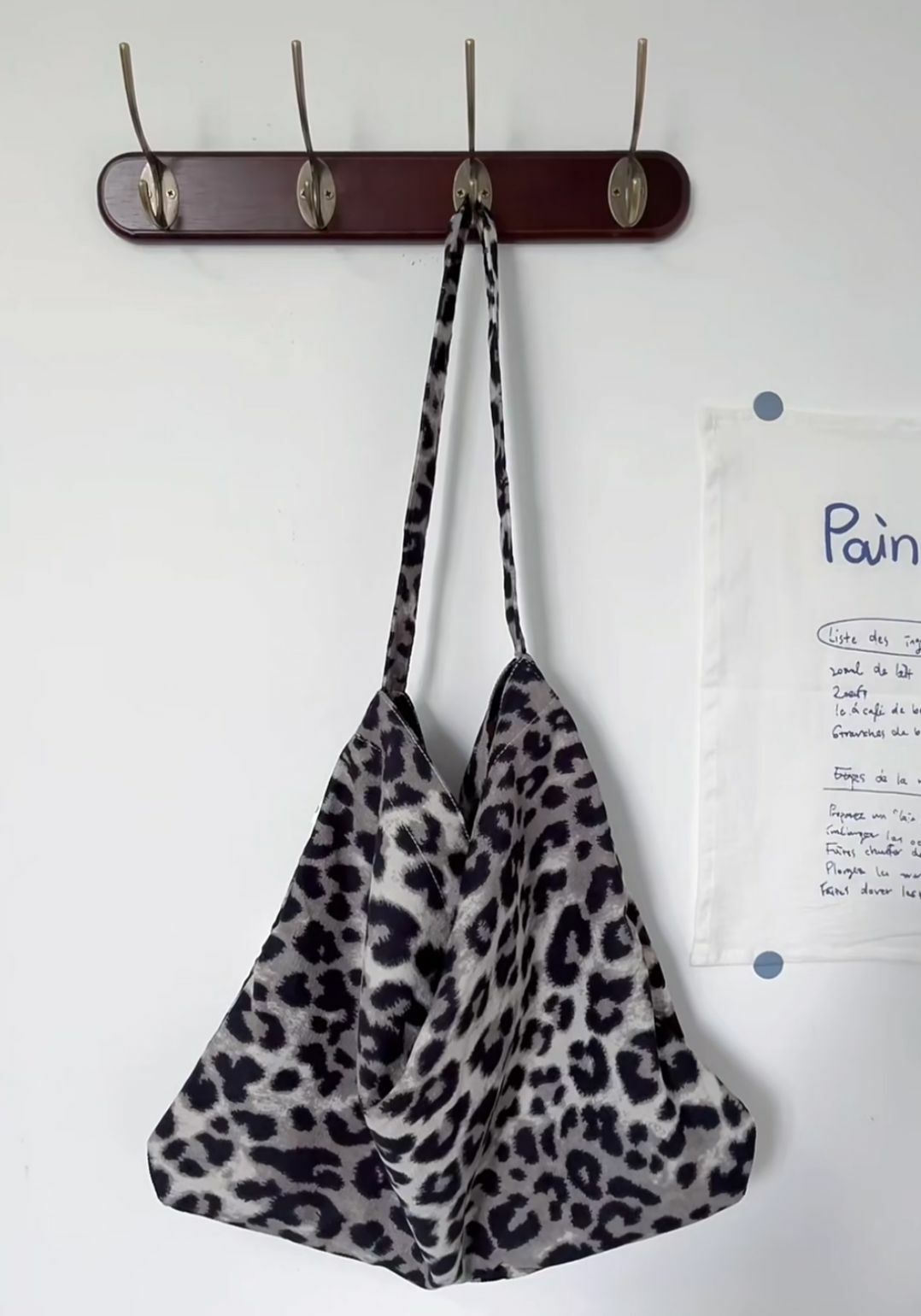 Emis NEW LEOPARD CORDUROY ECO BAG
