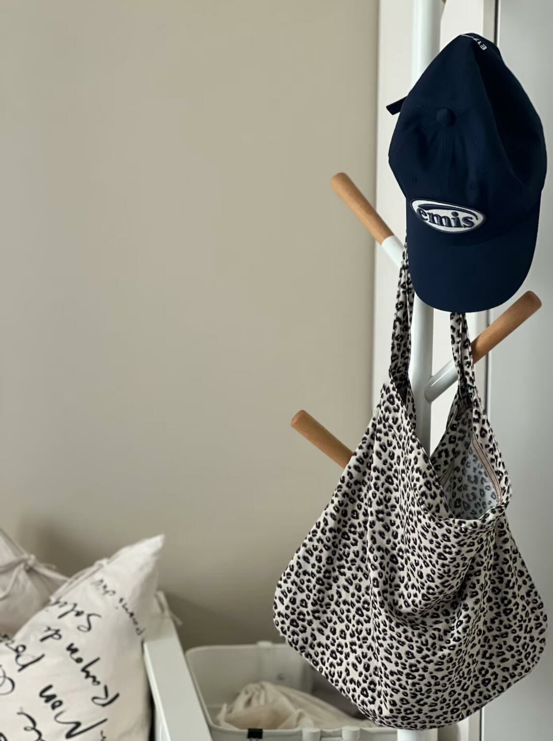 Emis 22Y LEOPARD CORDUROY ECO BAG