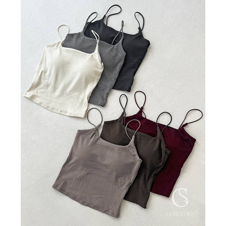 F139 現貨「細肩保暖辣妹BRA TOP背心」