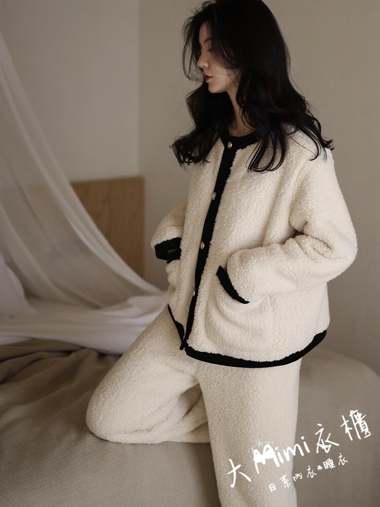 🔥暖呼呼系列-小香風法蘭絨睡衣