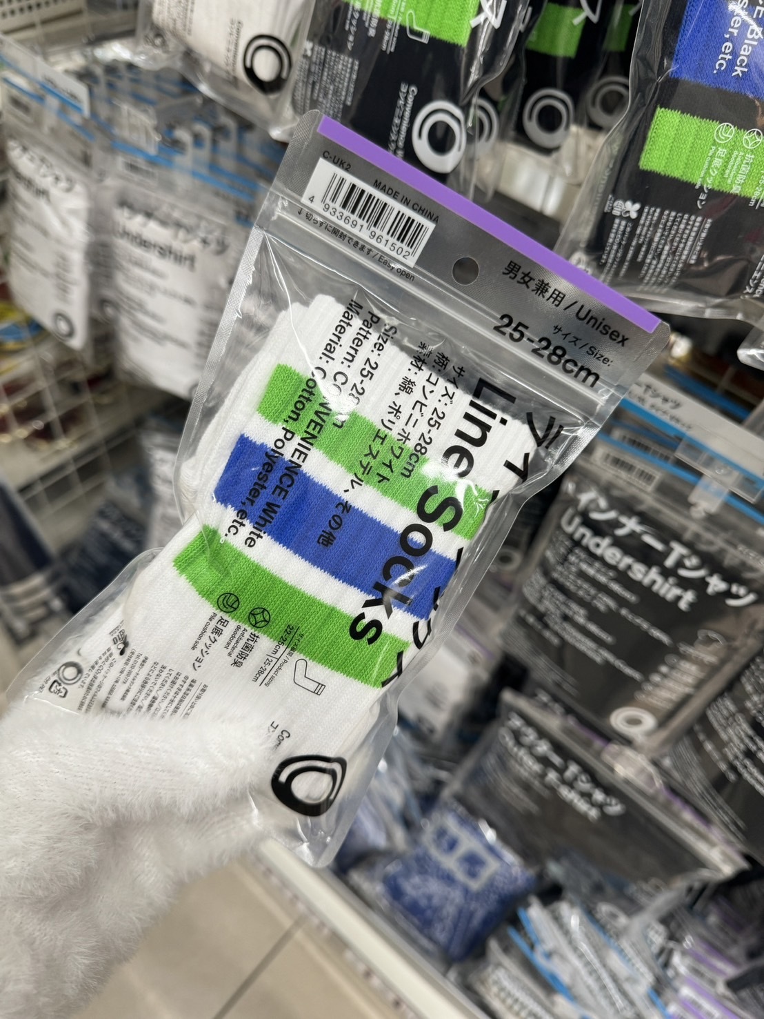 日本 全家限定Convenience Wear 抗菌防臭長襪 木村拓哉同款