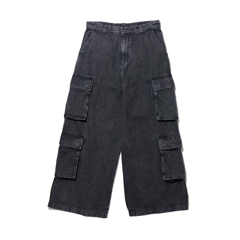 FREAK'S STORE 紅心先生 四口袋牛仔工裝褲 黑 男女款 FREAKS-93 [台灣現貨]