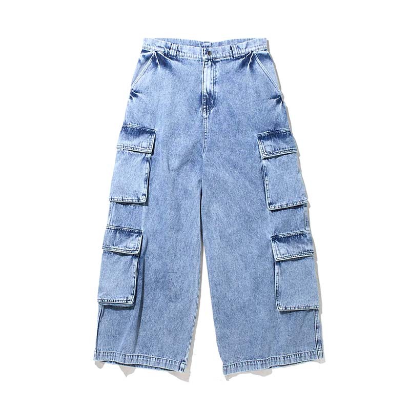 FREAK'S STORE 紅心先生 四口袋牛仔工裝褲 藍 男女款 FREAKS-92 [台灣現貨]