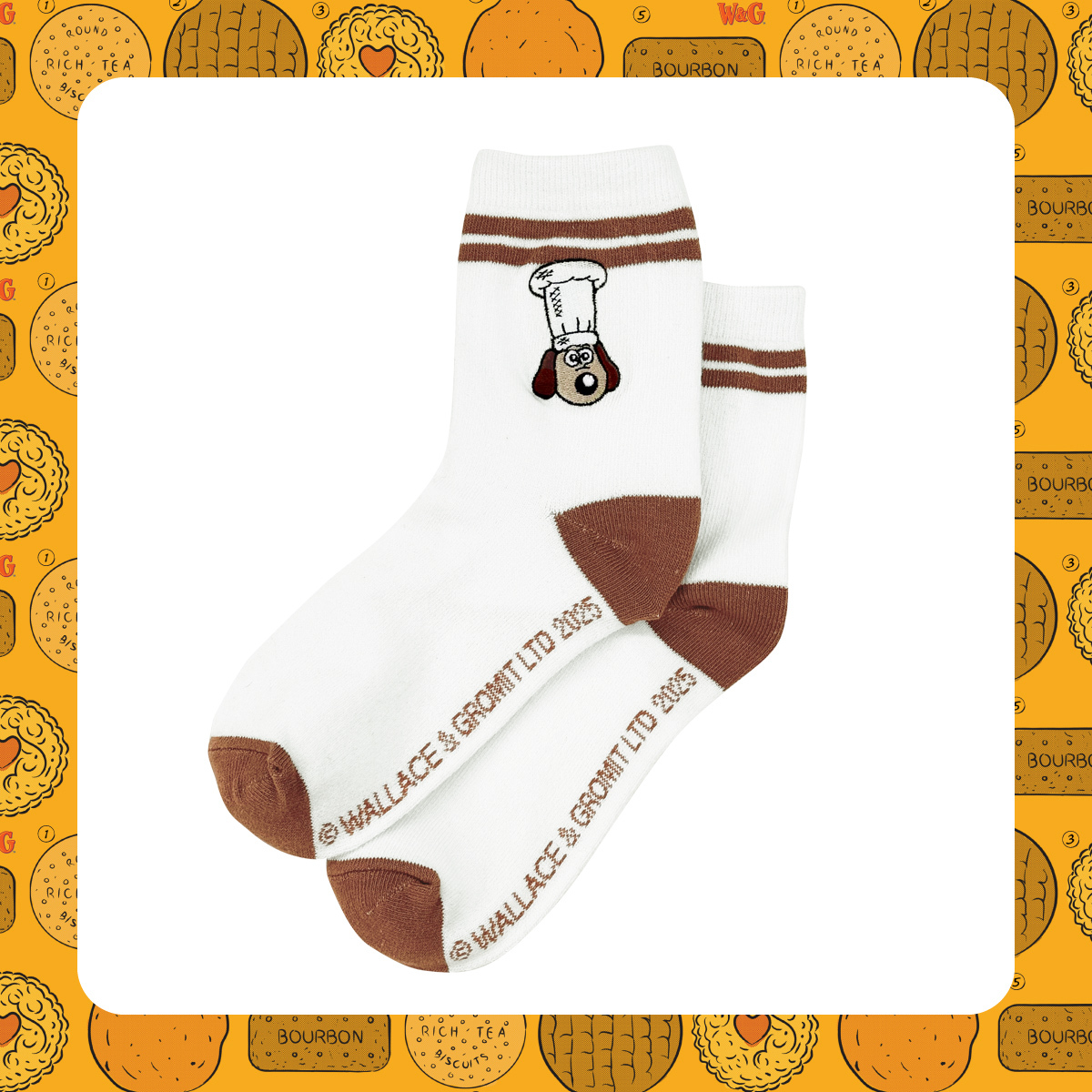 《酷狗寶貝》配條中筒襪(主廚阿高款)