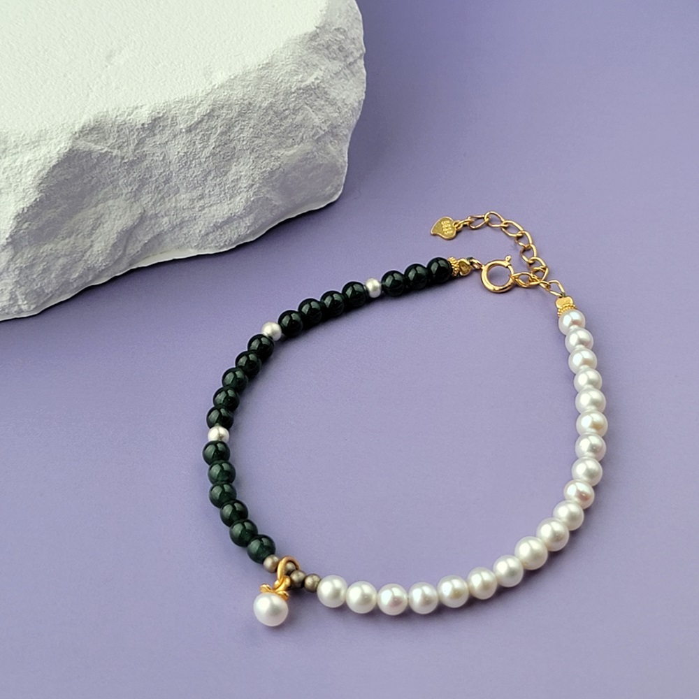 【me.luxe】SV翡翠珍珠手鍊