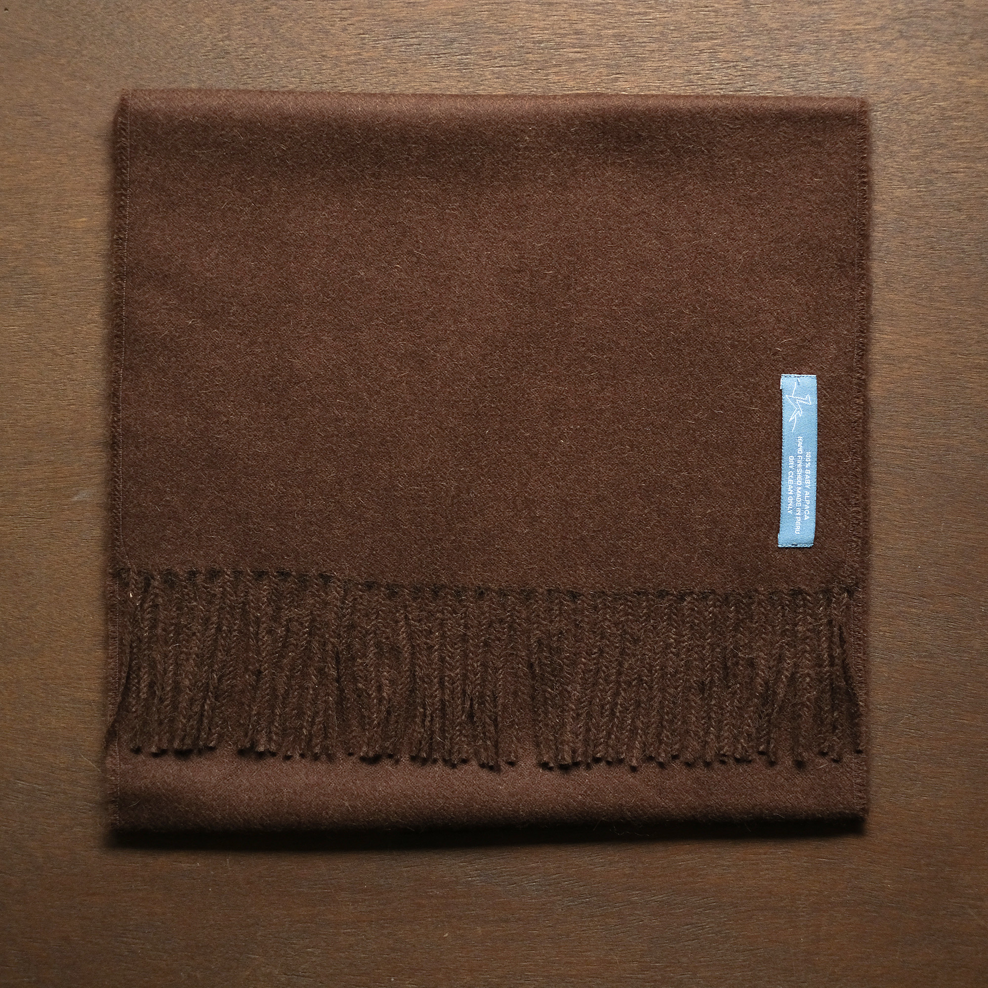 安地斯羊駝圍巾｜烏木｜秘魯