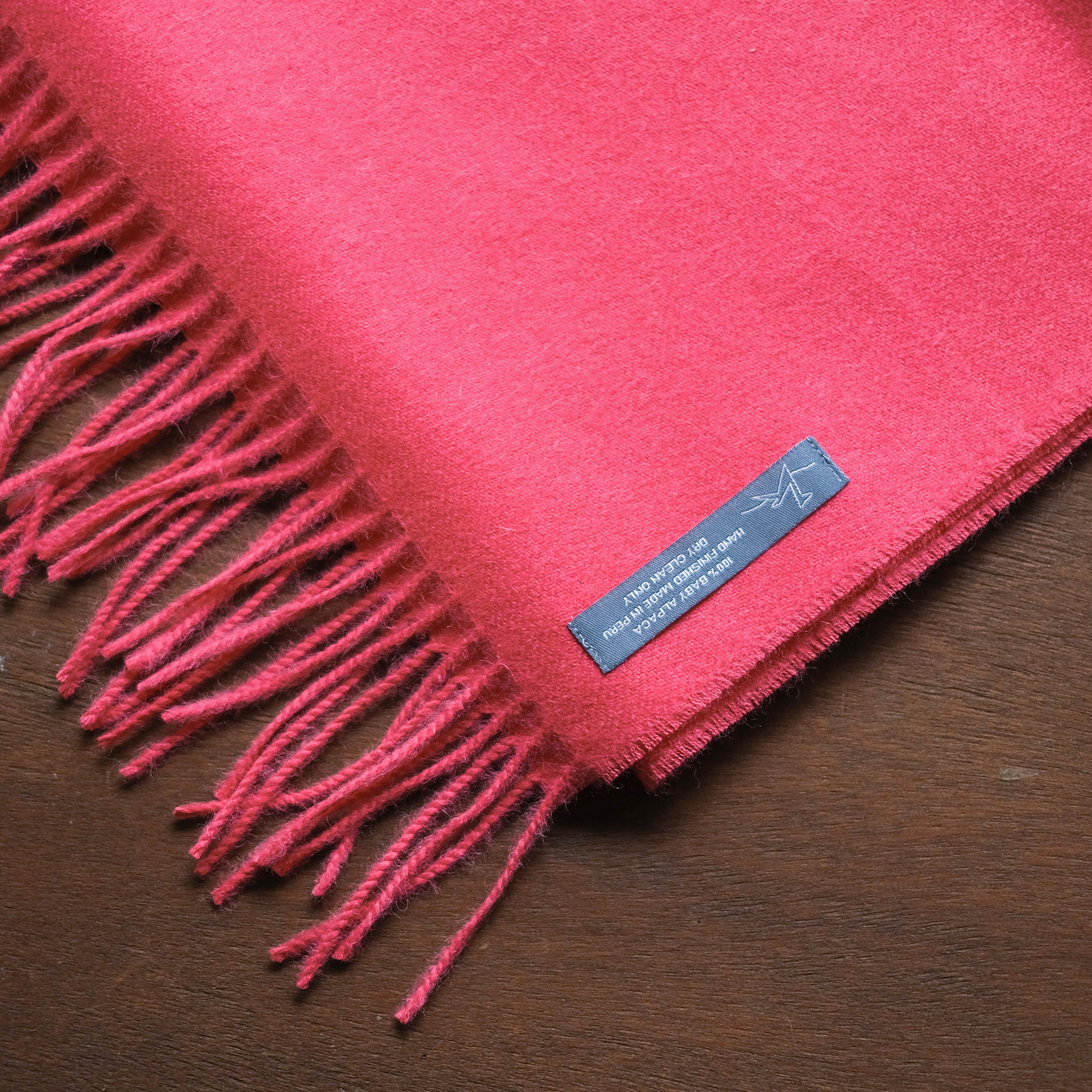 安地斯羊駝圍巾｜山櫻｜秘魯