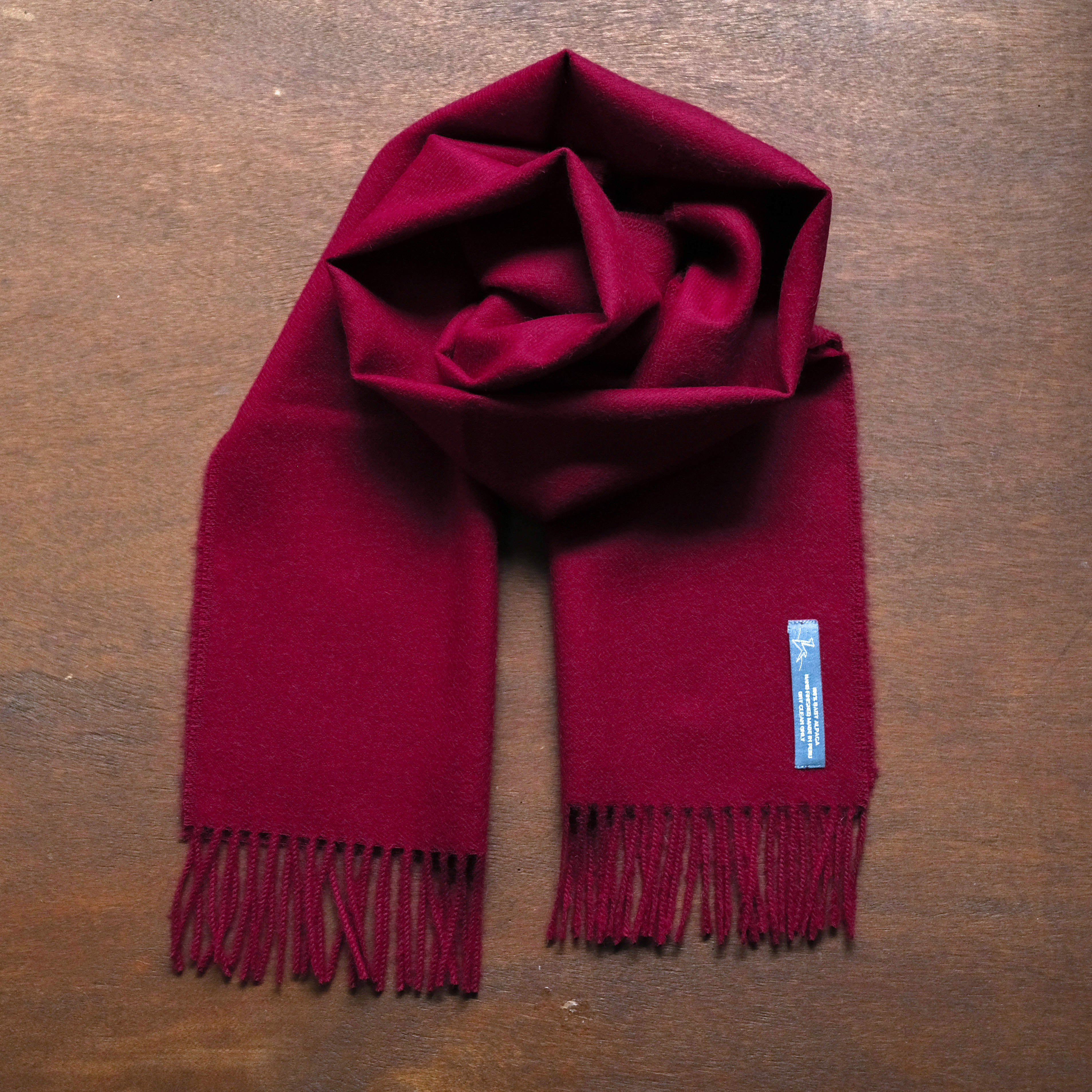 安地斯羊駝圍巾｜勃根地｜秘魯