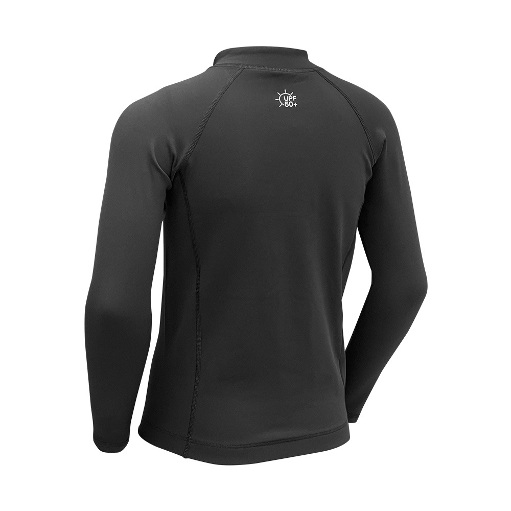 1mm 兒童抗水抓毛游泳保暖夾克 - 黑