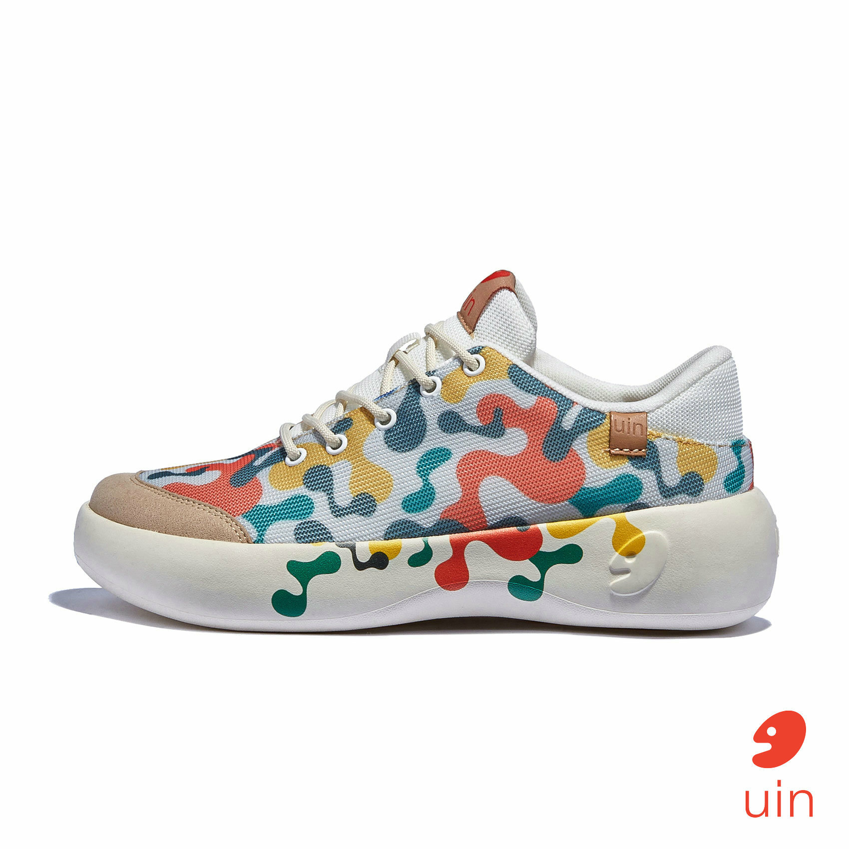 【 Uin 】西班牙原創設計 | 迷彩年華 巴特羅6 女鞋 彩繪鞋 休閒鞋 懶人鞋