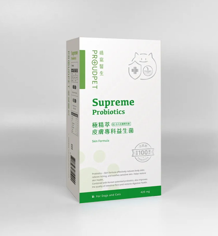 嬌寵醫生 - 【貓狗適用】皮膚專科益生菌 30顆/盒 (新舊包裝隨機)(平行進口)