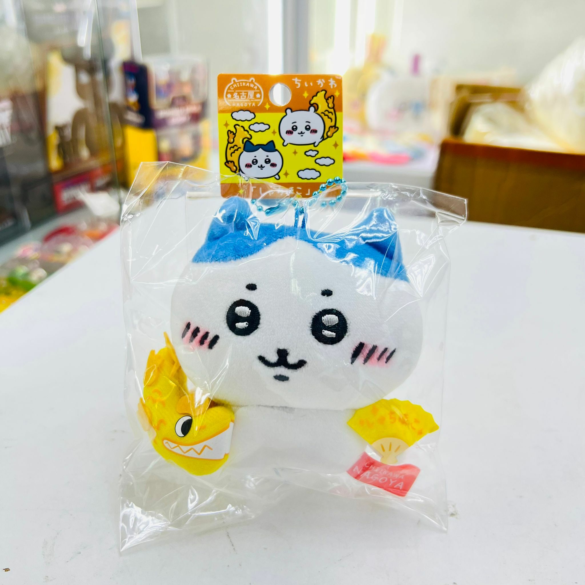 Chiikawa Plush Doll Keychain 名古屋 （Hachiware小八）
