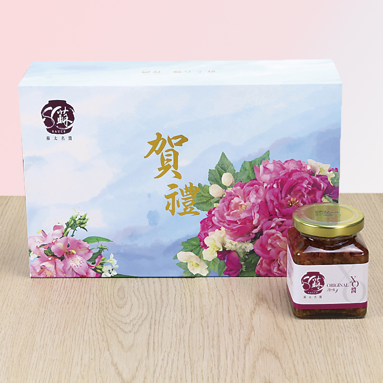 糕點伴名醬禮盒 (190gXO醬 + 芋頭糕)