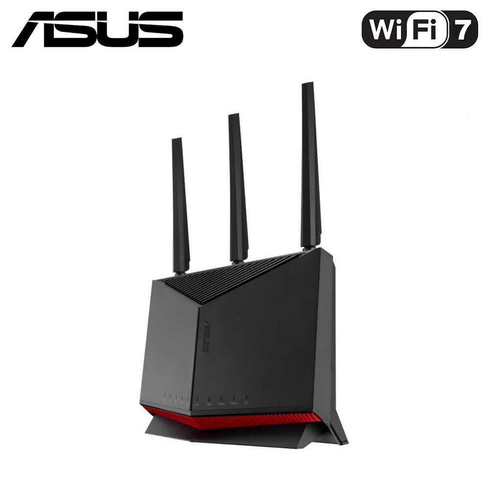 華碩 RT-BE86U BE6800 WiFi 7 雙頻 3天線 10GbE 無線路由器 分享器 Ai Mesh