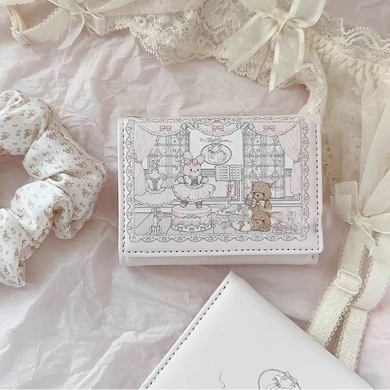 Ballet Bunny & Musician Bear Wallet