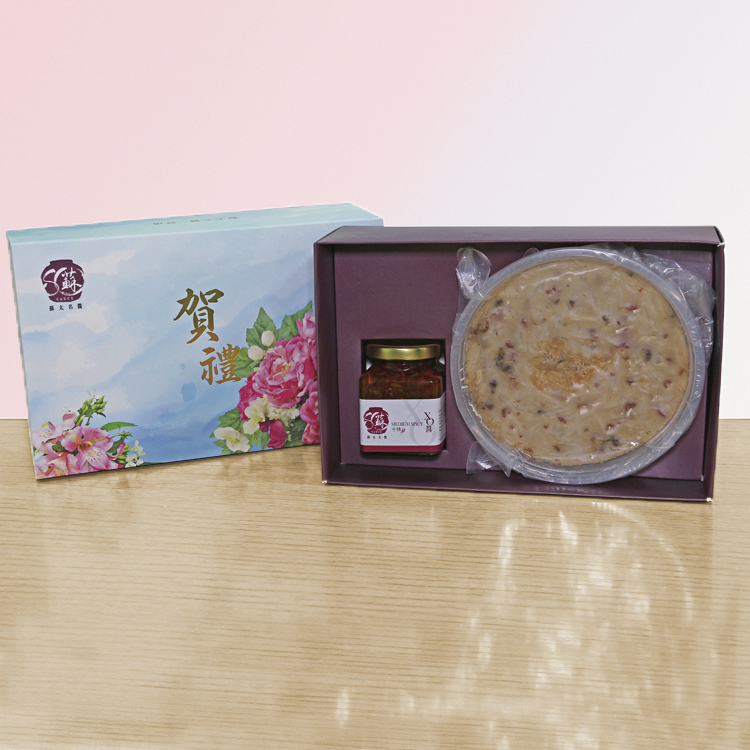 糕點伴名醬禮盒 (190gXO醬 + 芋頭糕)