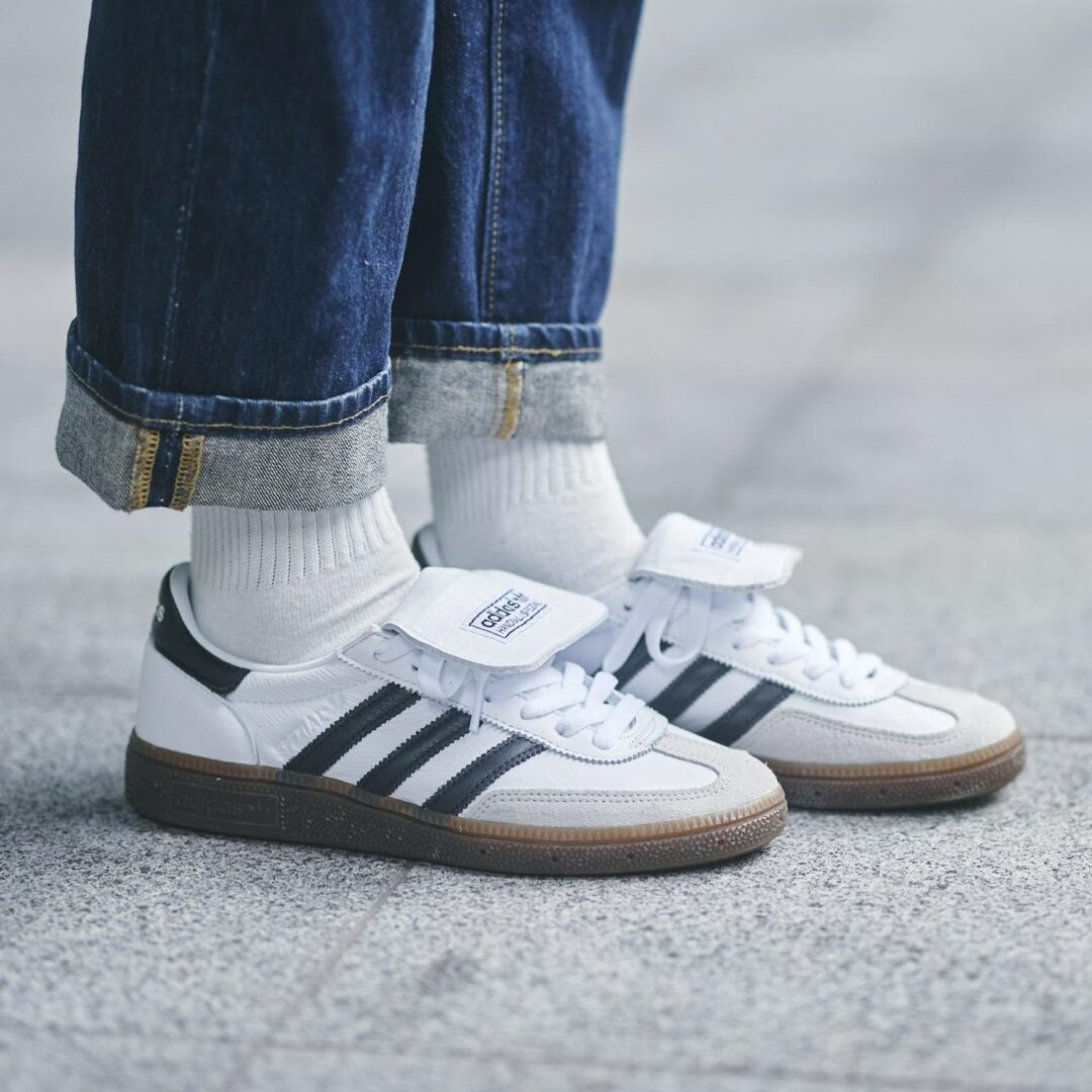 限時特價預購┃adidas HANDBALL SPEZIAL 翻鞋舌 長鞋舌 白黑配色