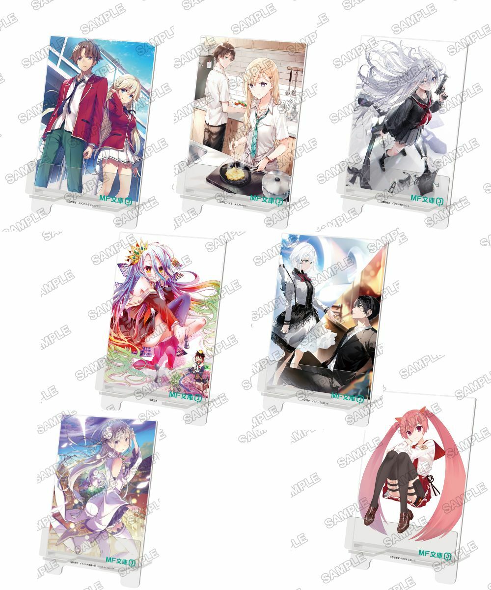 預購-「MF文庫J」A6壓克力多功能立牌 系列【日本進口精品】