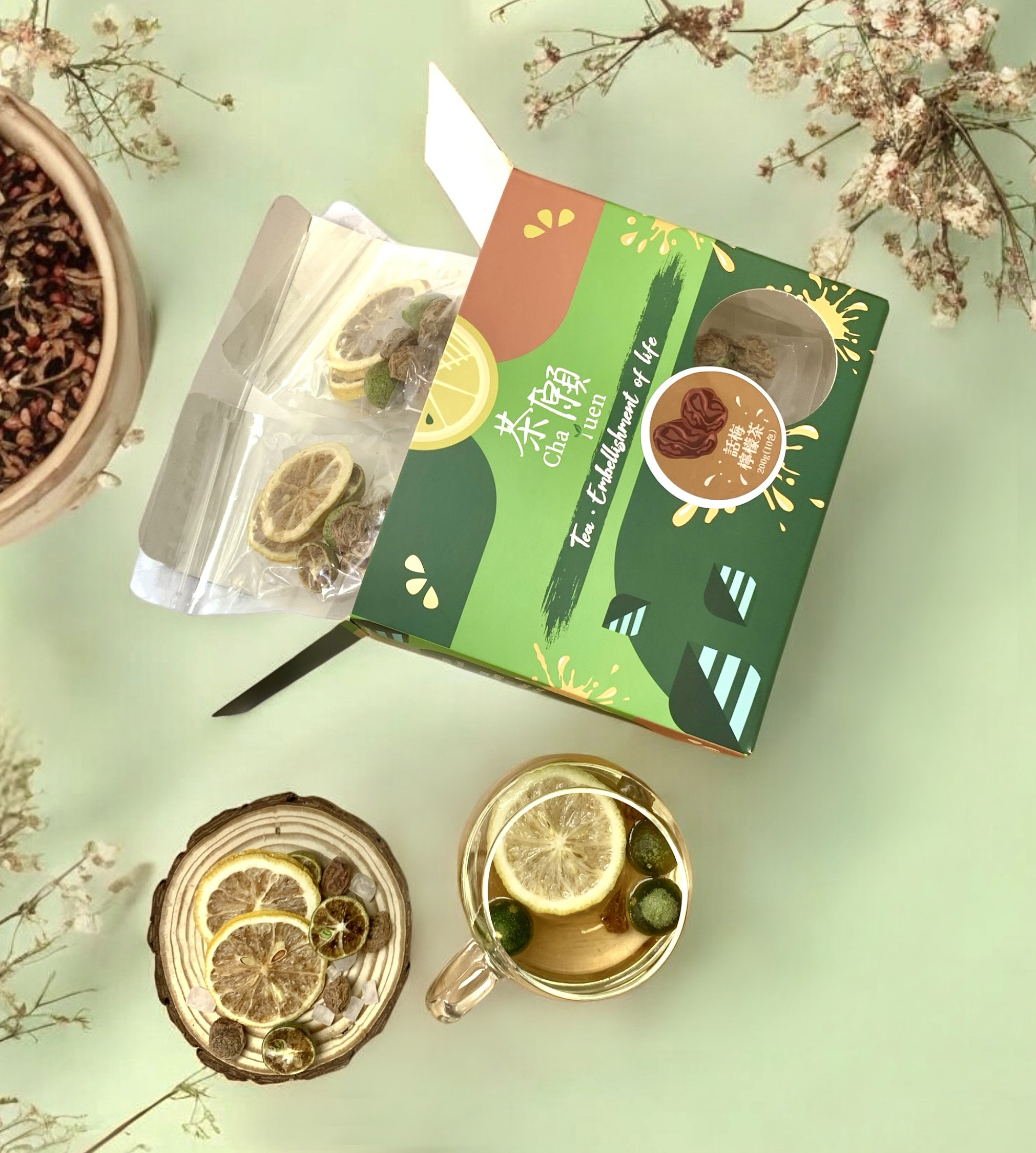 Cha Yuen - Plum Lemon Tea 200g (10 packs)