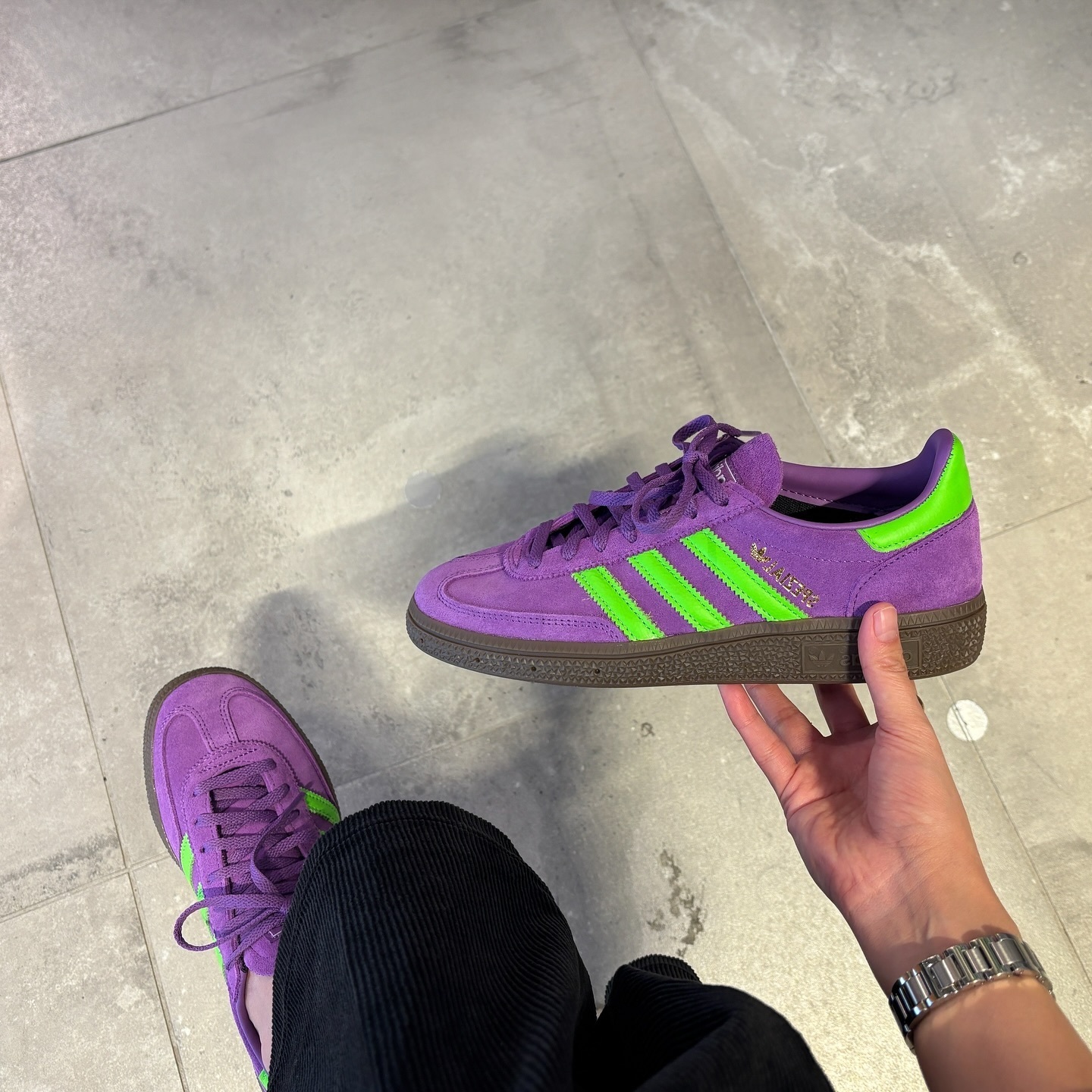 Adidas Originals Handball Spezial 日本新款 紫綠 紫色 復古鞋 JS0251