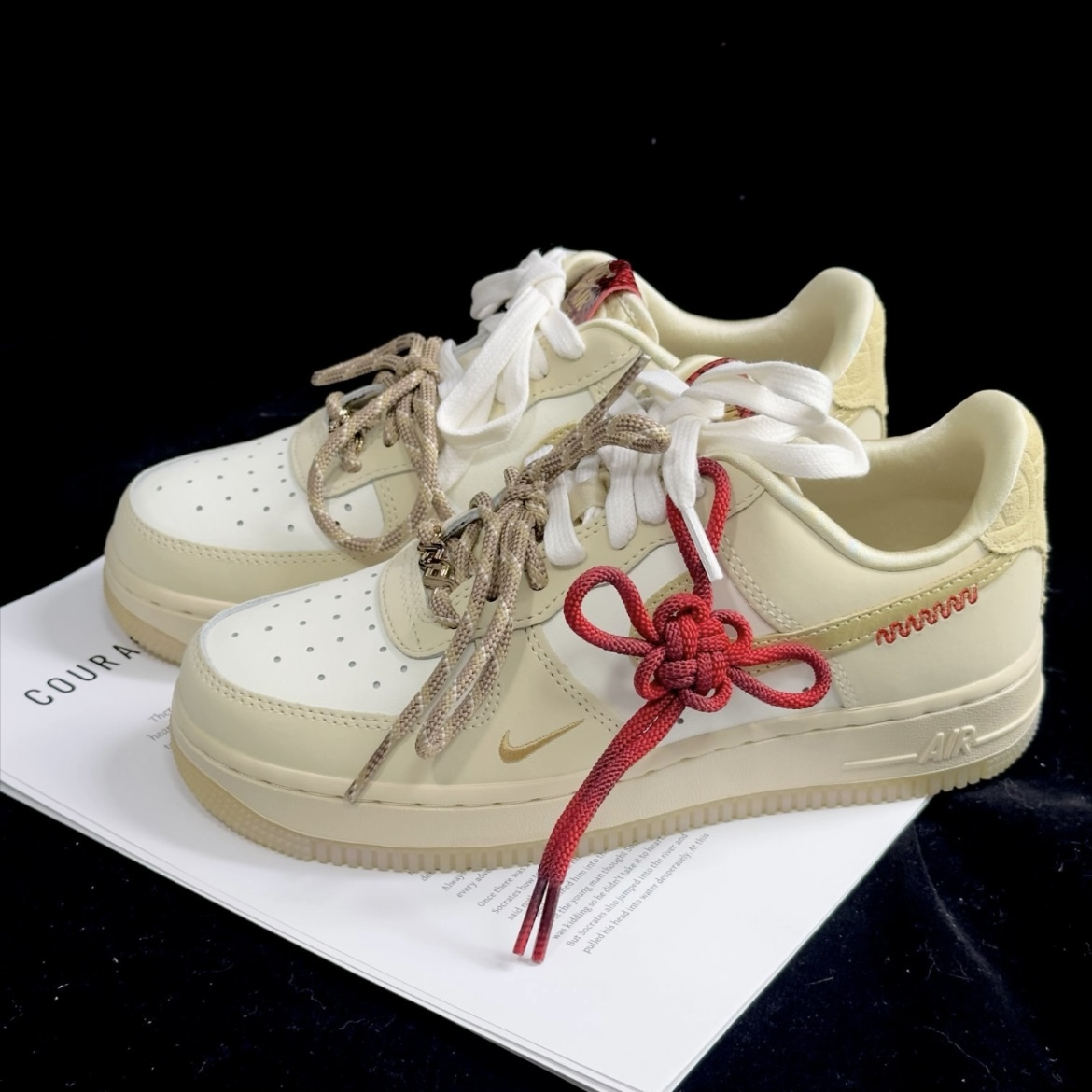 【現貨】Nike W Air Force 1 Year Of The Snake 2025蛇年限定 中國結 奶茶
