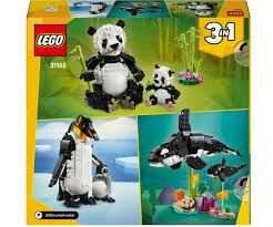 [飛米樂高積木專賣店] LEGO 31165 三合一系列 野生動物：熊貓家庭