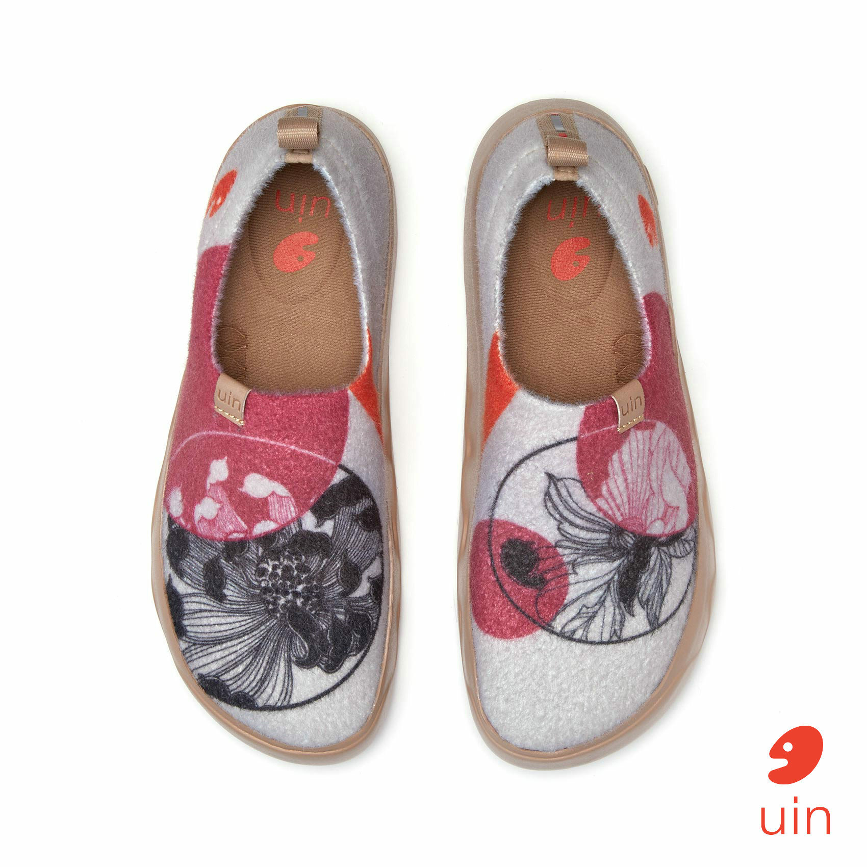 【Uin】西班牙原創設計 |日出之花 托萊多9 女鞋 彩繪鞋 休閒鞋 懶人鞋
