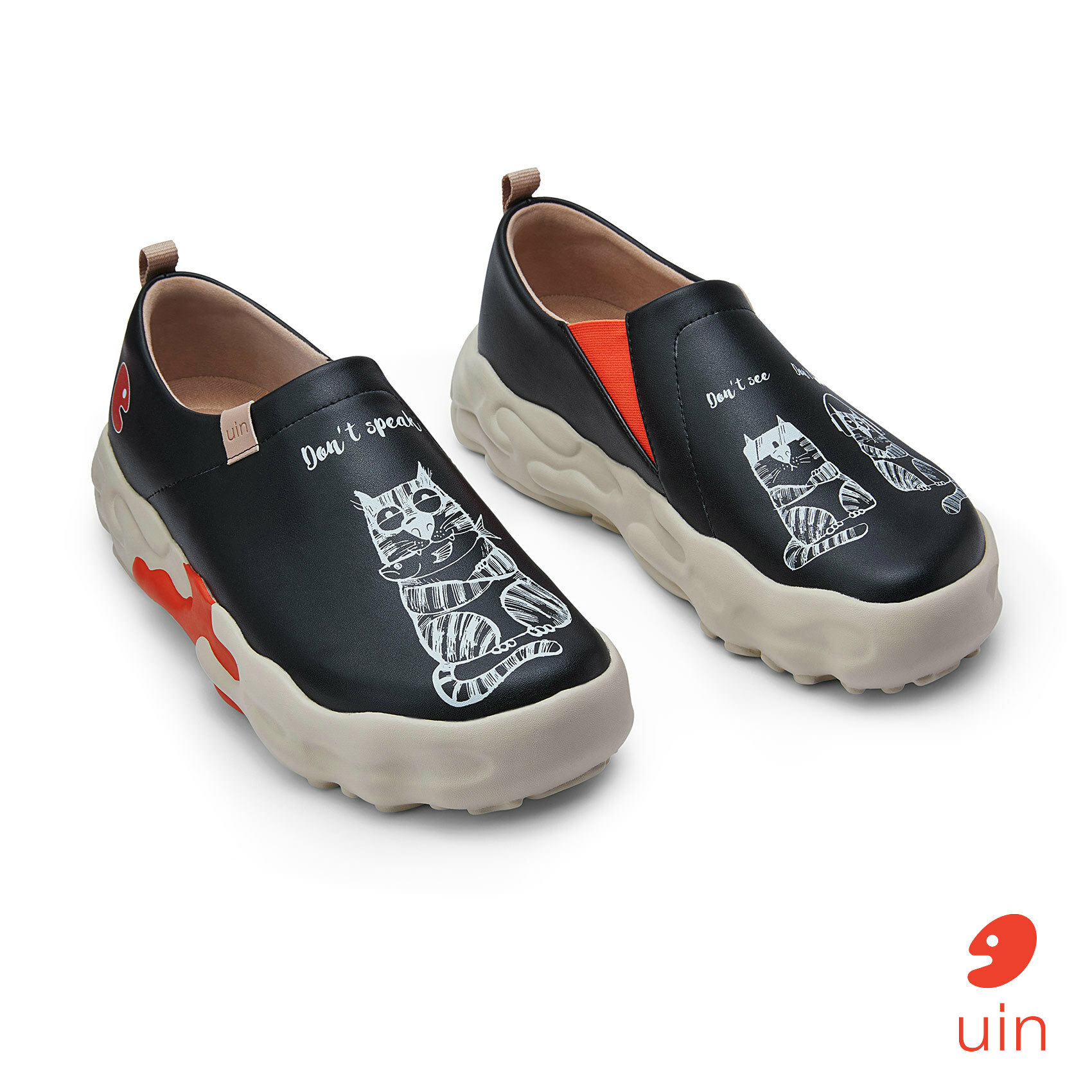 【Uin】西班牙原創設計 |非禮勿做4 托萊多13 女鞋 彩繪鞋 休閒鞋 懶人鞋