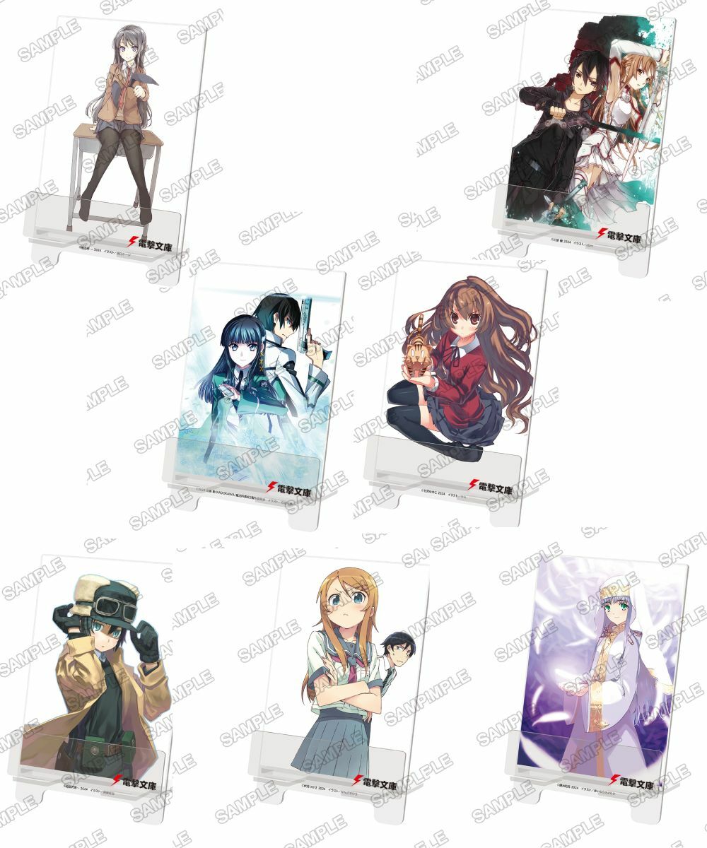 預購-「電擊文庫」 A6壓克力多功能立牌 系列【日本進口精品】