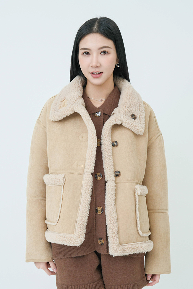 仿猄面雙面毛毛外套 (現貨款式）