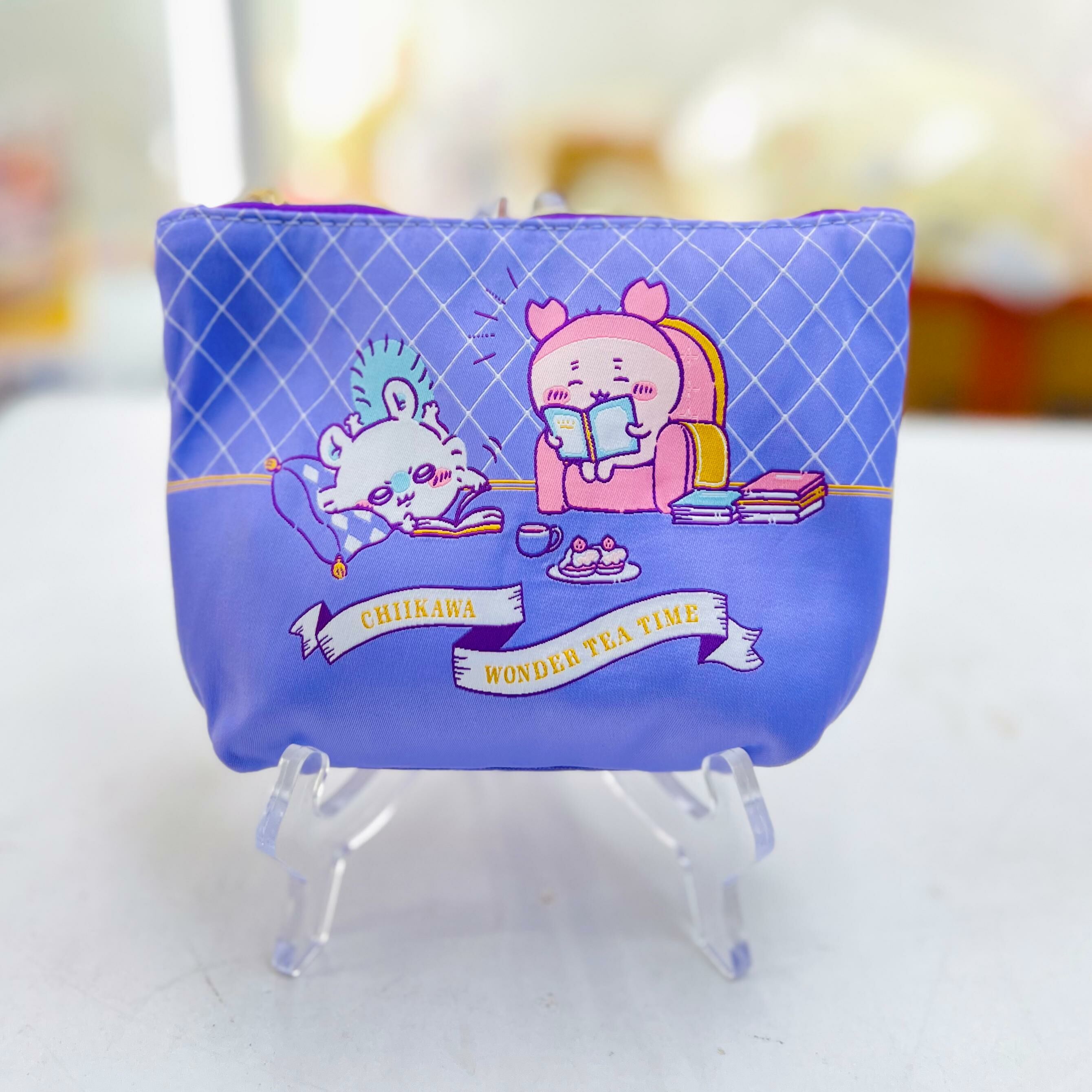 Chiikawa Rapier Woven Pouch (Tea Time B)